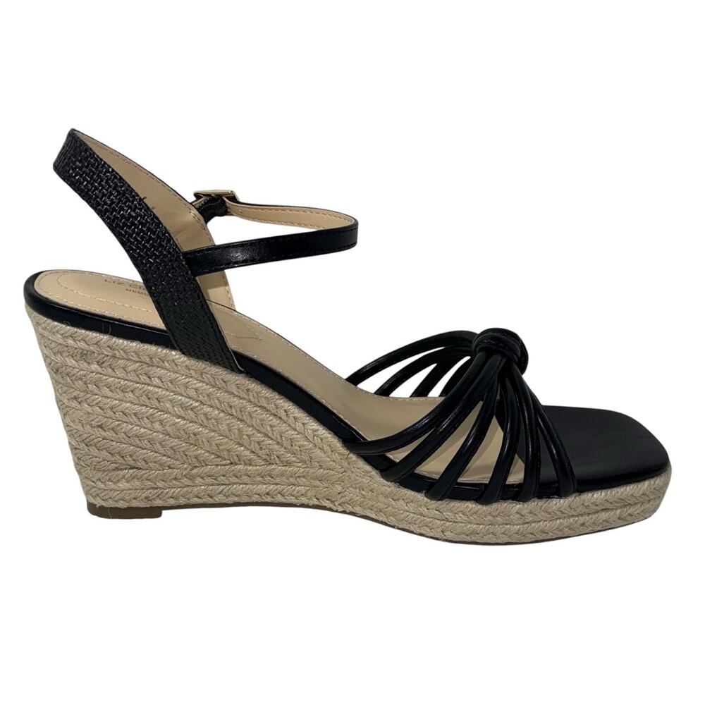 Liz Claiborne Women's Marcos Wedge Sandals in black Size 9.5M - Picture 11 of 16